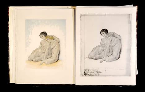 Les chansons secrètes de Bilitis ; Illustré de six compositions originales gravées par Chimot. LOUŸS (Pierre)