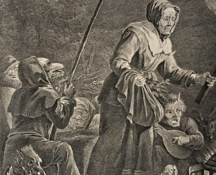 Départ pour le Sabat. Arrivée au Sabat. . undefined