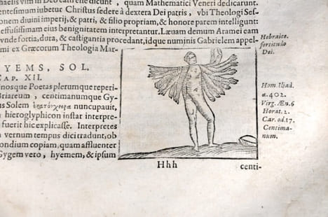 Ioannis Pierii valeriani bellunensis, Hieroglyphica, siveDe Sacri Aegyptiorum. VALERIANO BOLZANO, Giovanni Pierio (1477-1558).