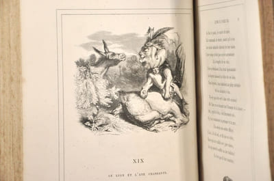 Fables de la fontaine Illustrations par Grandville 