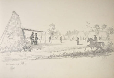 Albums de dessins, carnets de voyages d’un officier de marine entre 1861 et 1867 :Rio de Janeiro , Palerme, La remontée du Nil, Saint Malo. Jules ...