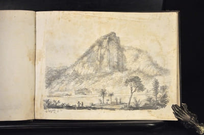 Albums de dessins, carnets de voyages d’un officier de marine entre 1861 et 1867 :Rio de Janeiro , Palerme, La remontée du Nil, Saint Malo