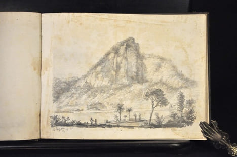 Albums de dessins, carnets de voyages d’un officier de marine entre 1861 et 1867 :Rio de Janeiro , Palerme, La remontée du Nil, Saint Malo. Jules ...
