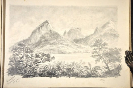 Albums de dessins, carnets de voyages d’un officier de marine entre 1861 et 1867 :Rio de Janeiro , Palerme, La remontée du Nil, Saint Malo. Jules ...
