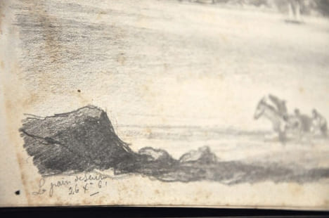 Albums de dessins, carnets de voyages d’un officier de marine entre 1861 et 1867 :Rio de Janeiro , Palerme, La remontée du Nil, Saint Malo. Jules ...