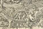 Le Jugement dernier. WIERIX Johan (1549-1615) D'après BUONARROTI Michelangelo (dit MICHEL-ANGE) 
