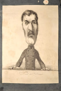 Album de 39 dessins au crayon de la serie des « Representans representes ». DAUMIER (Honoré)