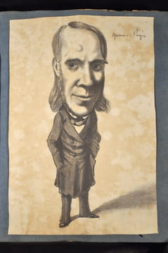 Album de 39 dessins au crayon de la serie des « Representans representes ». DAUMIER (Honoré)