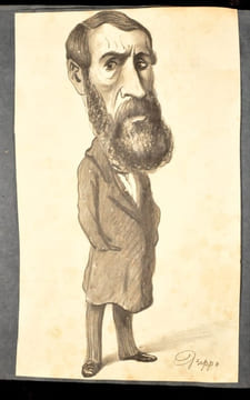 Album de 39 dessins au crayon de la serie des « Representans representes ». DAUMIER (Honoré)