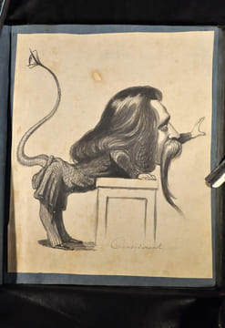 Album de 39 dessins au crayon de la serie des « Representans representes ». DAUMIER (Honoré)