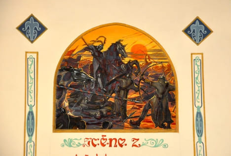 GRISELIDIS, Mystere - Gouaches. Aquarelles. Lettres ornees & ecriture par Serge Beaune. SILVESTRE Armand & MORAND Eugene