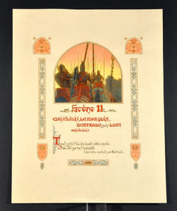 GRISELIDIS, Mystere - Gouaches. Aquarelles. Lettres ornees & ecriture par Serge Beaune