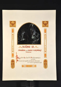 GRISELIDIS, Mystere - Gouaches. Aquarelles. Lettres ornees & ecriture par Serge Beaune. SILVESTRE Armand & MORAND Eugene