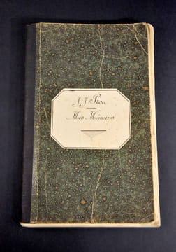 [Mémoires manuscrites d’un marin négrier rochelais en 1806] « J.J. Proa, Mes mémoires destinées à mon fils ».  PROA (Jean Jacques)