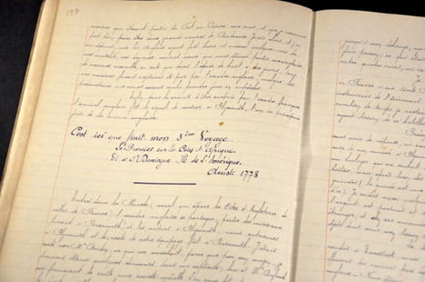 [Mémoires manuscrites d’un marin négrier rochelais en 1806] « J.J. Proa, Mes mémoires destinées à mon fils ».  PROA (Jean Jacques)