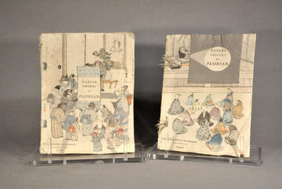 Fables choisies de Florian Illustrées par des artistes japonais sous la direction de P. Barboutau