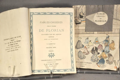 Fables choisies de Florian Illustrées par des artistes japonais sous la direction de P. Barboutau