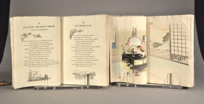 Fables choisies de Florian Illustrées par des artistes japonais sous la direction de P. Barboutau