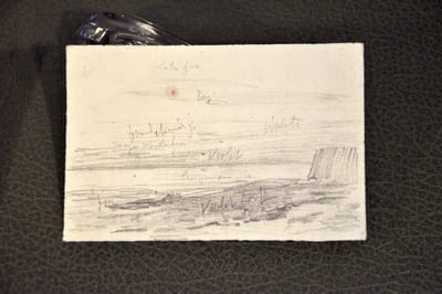 Dessin original annoté 