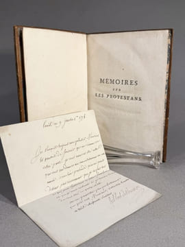  Mémoires sur les moyens de donner aux protestans un état civil en France. Composé de l'ordre du Roi Louis XV. . GILBERT DE VOISINS (Pierre) 