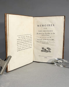  Mémoires sur les moyens de donner aux protestans un état civil en France. Composé de l'ordre du Roi Louis XV. 