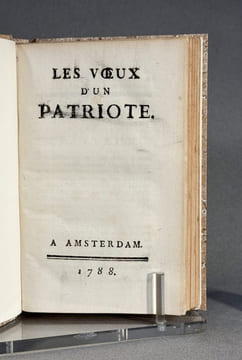 Les Vœux d'un Patriote. undefined