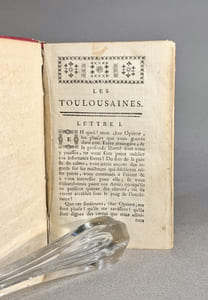Les Toulousaines ou lettres historiques et apologétiques en faveur de la religion réformée, & de divers protestans condamnés dans ces derniers tems par le Parlement de Toulouse, ou dans le Haut Languedoc.