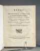 Essai sur l'histoire naturelle, l'analyse chimique et les usages pharmaceutiques de l'hermodacte, du méchoacan et du turbith. Présenté et soutenu à ...