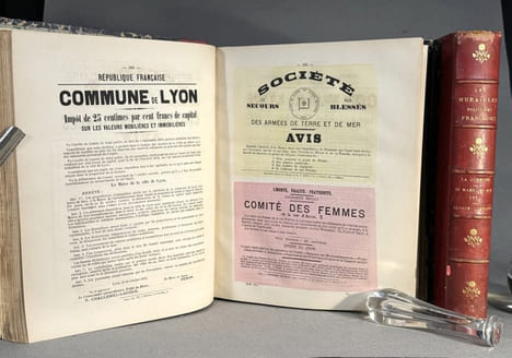 Les Murailles Politiques Françaises _ Depuis le 18 Juillet 1870 jusqu’au 25 Mai 1871 ;Affiches françaises et Allemandes ; La guerre - La commune ; ...