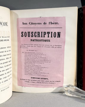 Les Murailles Politiques Françaises _ Depuis le 18 Juillet 1870 jusqu’au 25 Mai 1871 ;Affiches françaises et Allemandes ; La guerre - La commune ; ...
