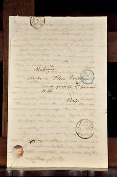 [Correspondance] La rencontre de deux destins hors du commun. BORY DE SAINT-VINCENT, Jean-Baptiste (1778-1846) à  TRISTAN, Flora (1803-1844)