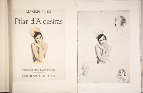 Pilar d Algésiras _ Vingt et une eaux-fortes en couleurs de Edouard Chimot. BLUM (Maxime)