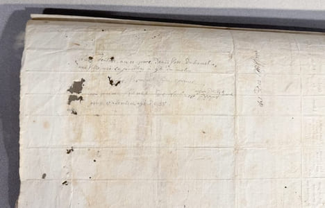 [Placard – imprimé et manuscrit] CHIFFONS, Département de la seine inferieur, districte de Rouen ; État des Chiffons rassemblés dans la Commune de la ...