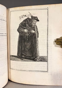 Renversement de la morale chrétienne par les désordres du monachisme, enrichi de figures.