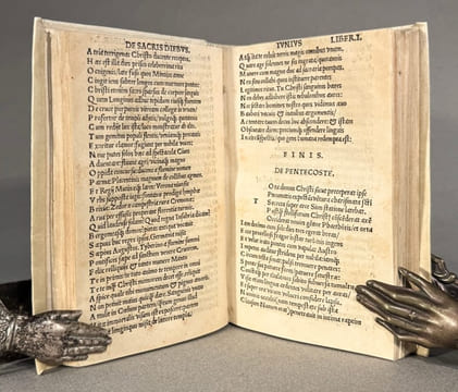 Baptista Mantuanus, Carmellitta. Ter — AD MORTALIUM OBLECTATIO NEM. AUCTORIS EFFIGIEM. Huic Divino Operi : Ste Phanus Basignanas Gorgonius : ...