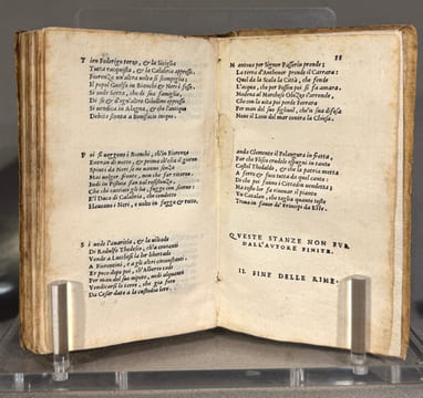 Rime Di M. Giacopo Sannazaro. Novamente Corrrette et reviste per messer Lodovico Dolce. 1560 ___Suivi de Rime Di M. Lodovico Ariosto . Satire del ...