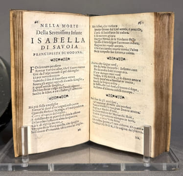 Raccolta generale delle poesie del Signor Commendator dell’ Inoiosa Il co : D. Fulvio Testi Cavalier di S. Iago. __Divisa il tre parte. Dedicata al ...