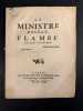 Le Ministre d’Estat Flamb&eacute; en Vers Burlesque. . (Cyrano de Bergerac)