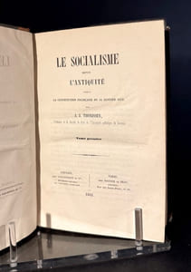 Le socialisme depuis l’antiquité jusqu’à la constitution française du 14 Janvier 1852