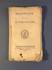 Constitution du 5 Fructidor An III (25 août 1795)