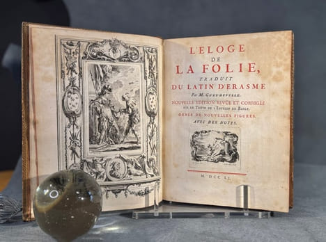 L'Eloge de la Folie. Traduit du Latin [...] par M. Gueudeville. . ÉRASME (Charles EISEN)