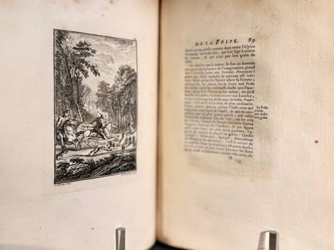 L'Eloge de la Folie. Traduit du Latin [...] par M. Gueudeville. . ÉRASME (Charles EISEN)