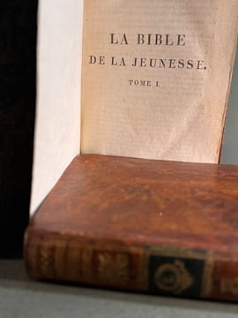 Bible de la Jeunesse ou Histoire abrégée de la Bible contenant l'ancien et le nouveau testament Tome premier - tome deux.. undefined