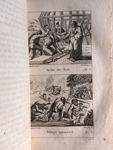 Bible de la Jeunesse ou Histoire abrégée de la Bible contenant l'ancien et le nouveau testament Tome premier - tome deux.