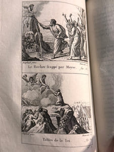 Bible de la Jeunesse ou Histoire abrégée de la Bible contenant l'ancien et le nouveau testament Tome premier - tome deux.