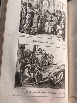 Bible de la Jeunesse ou Histoire abrégée de la Bible contenant l'ancien et le nouveau testament Tome premier - tome deux.. undefined