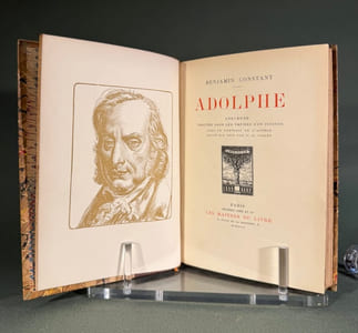 Adolphe. Anecdote trouvée dans les papiers d'un inconnu avec un portrait de l'auteur gravé sur bois par P.-E. Vibert