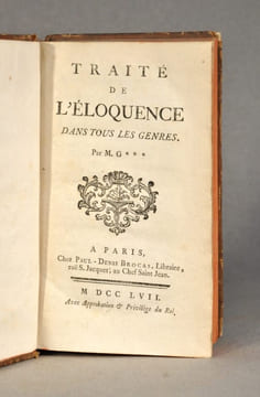Traité de l'éloquence dans tous les genres. M. G*** [Graverelle]