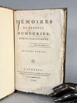 Mémoires du Général Dumouriez. Mélange Dumouriez et Rabaut (le Jeune)