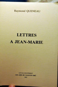Lettres à Jean-Marie